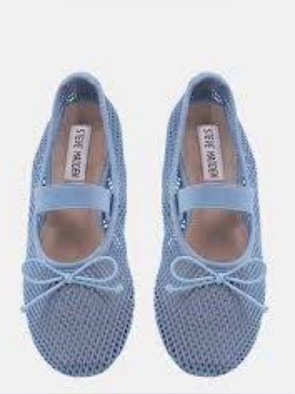 Steve Madden Palm Mesh Maryjanes- baby blue